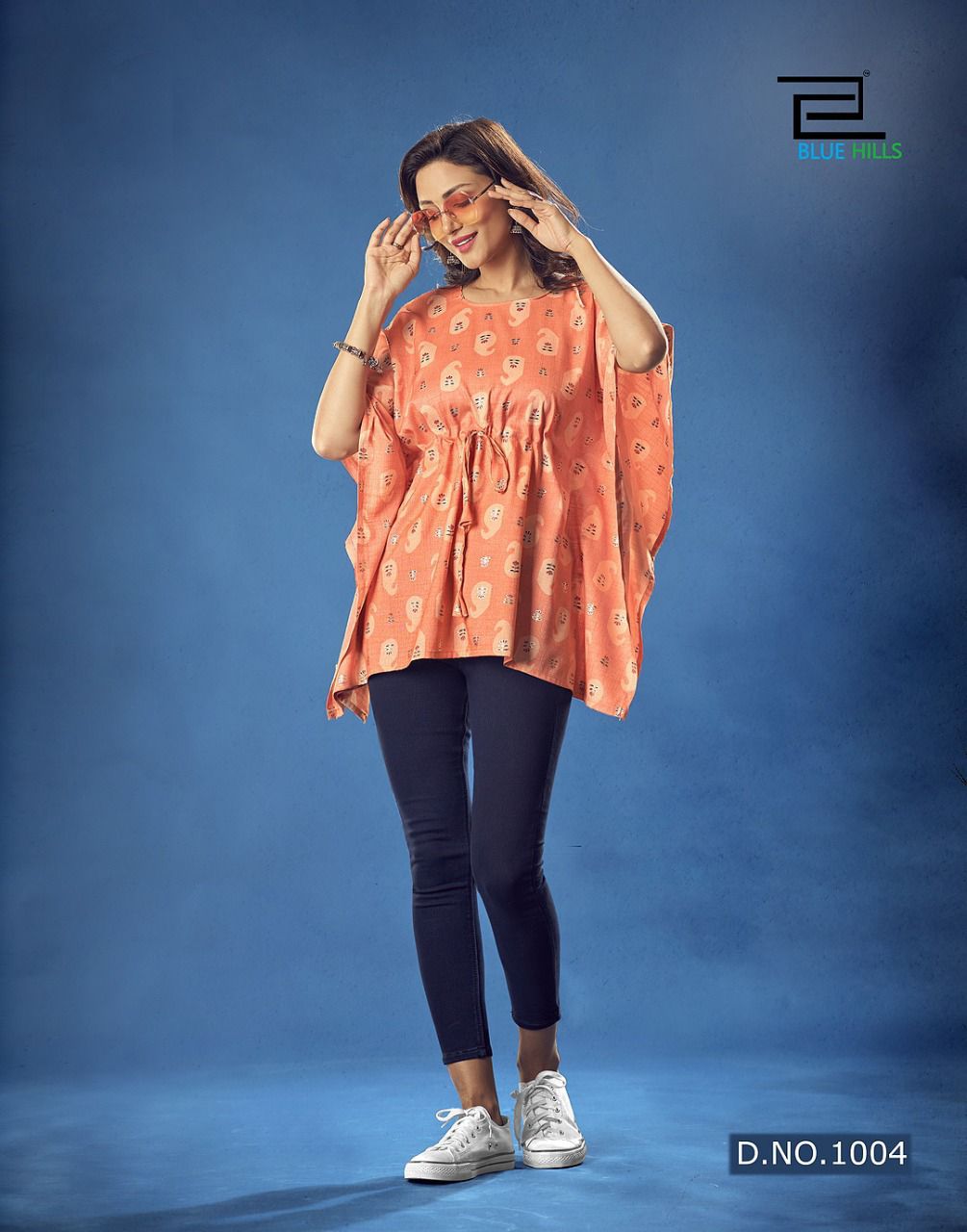 Blue Hills Kaftan 1 Rayon Printed Ethnic Wear Wholesale Kaftan Collection